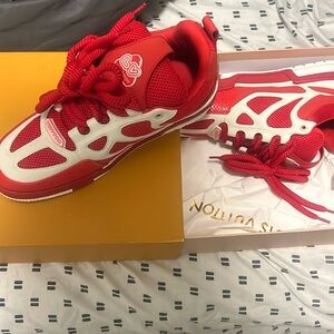 Men’s Louis Vuitton red skater size 11